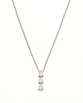 COLIER SILVER TEARDROP