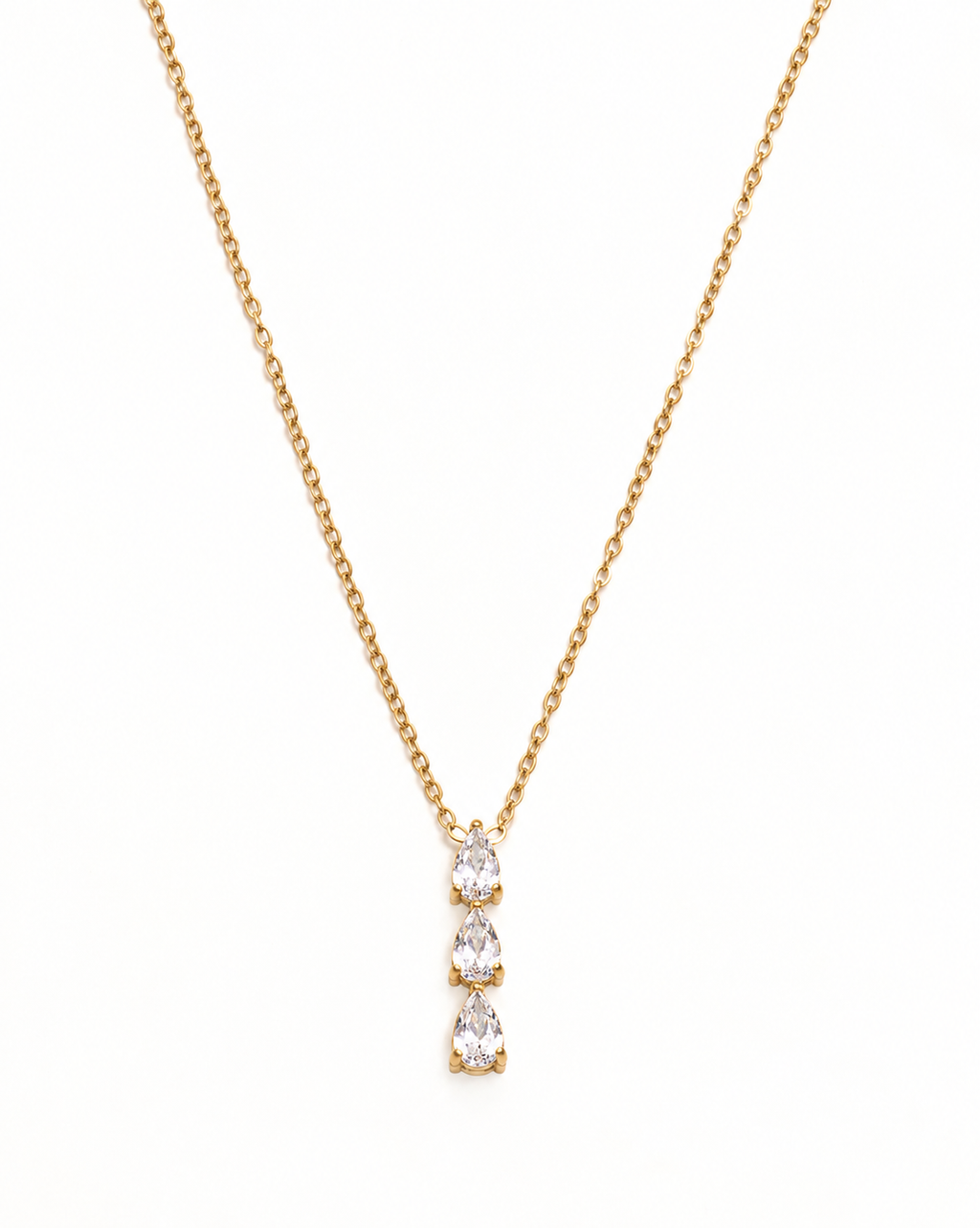 COLIER GOLD TEARDROP