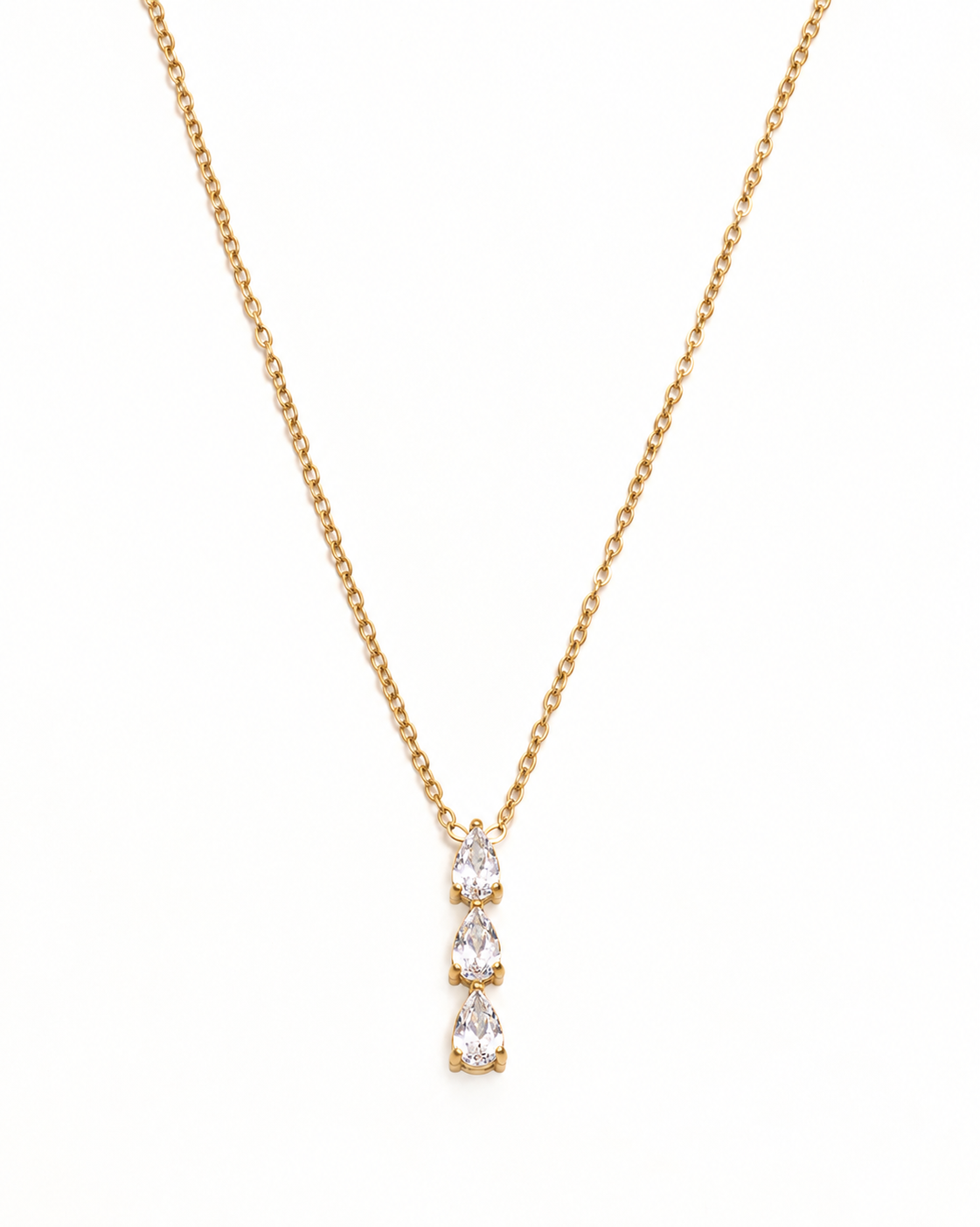 COLIER GOLD TEARDROP