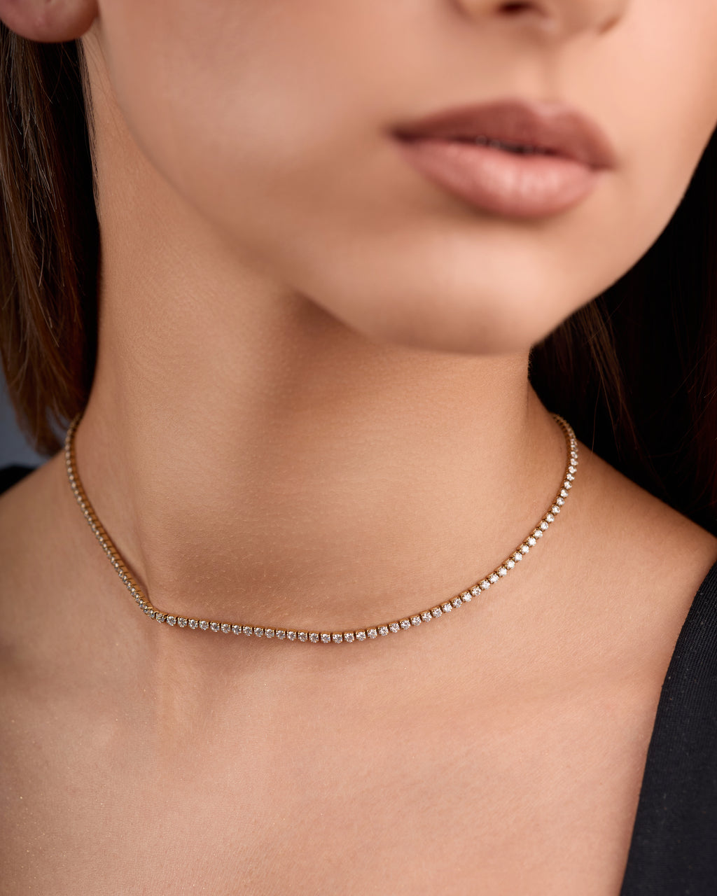 COLIER GOLD PETIT TENNIS
