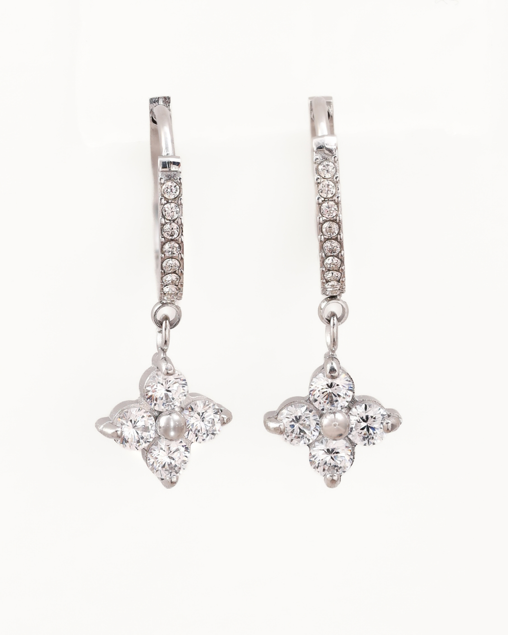CERCEI SILVER BLOOM HOOPS