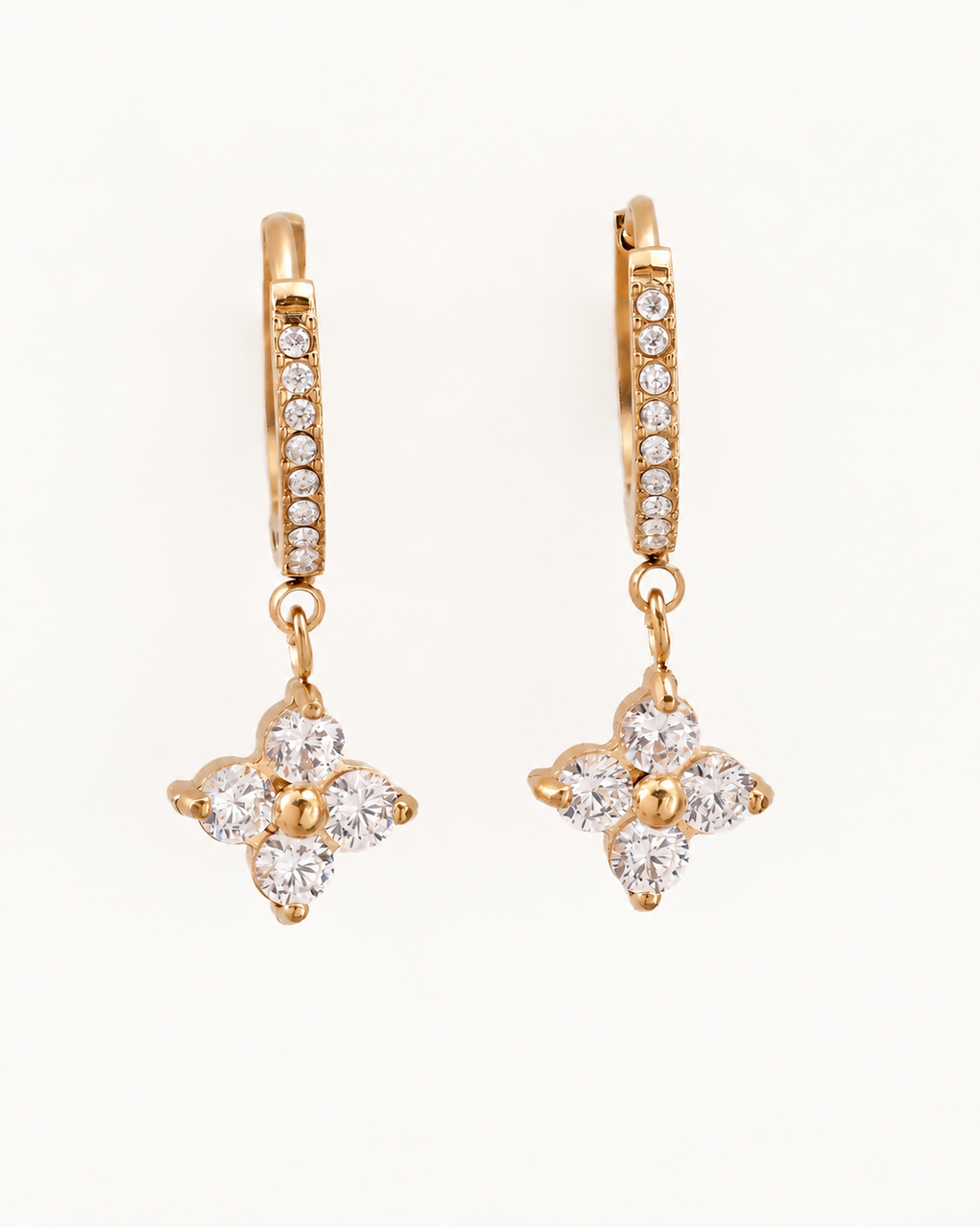 CERCEI GOLD BLOOM HOOPS