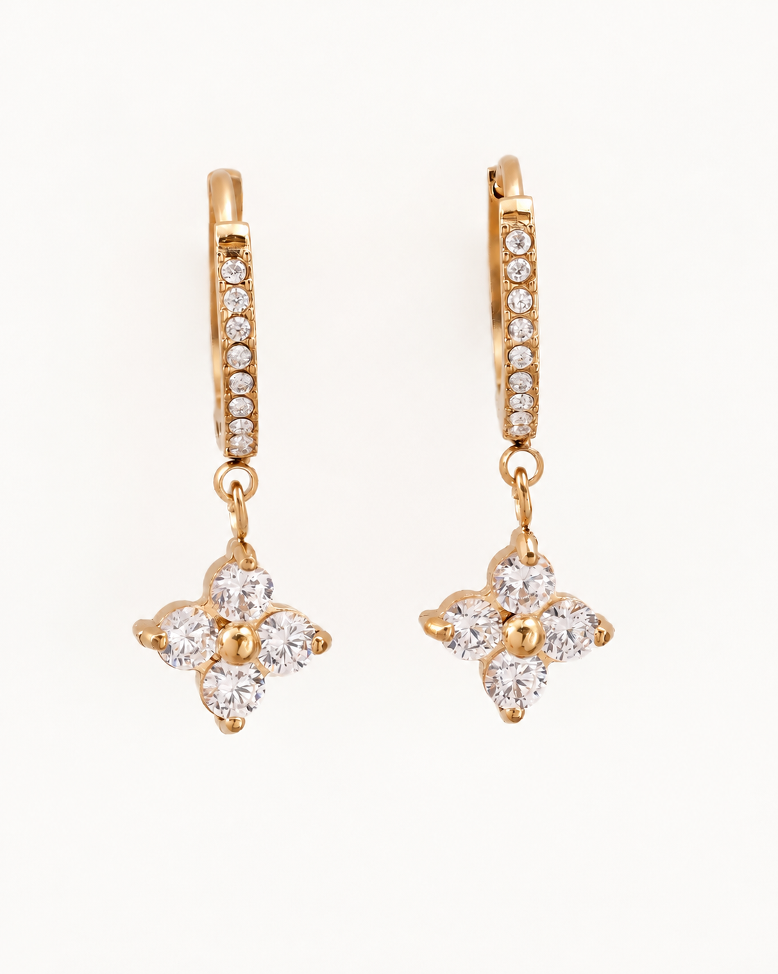 CERCEI GOLD BLOOM HOOPS