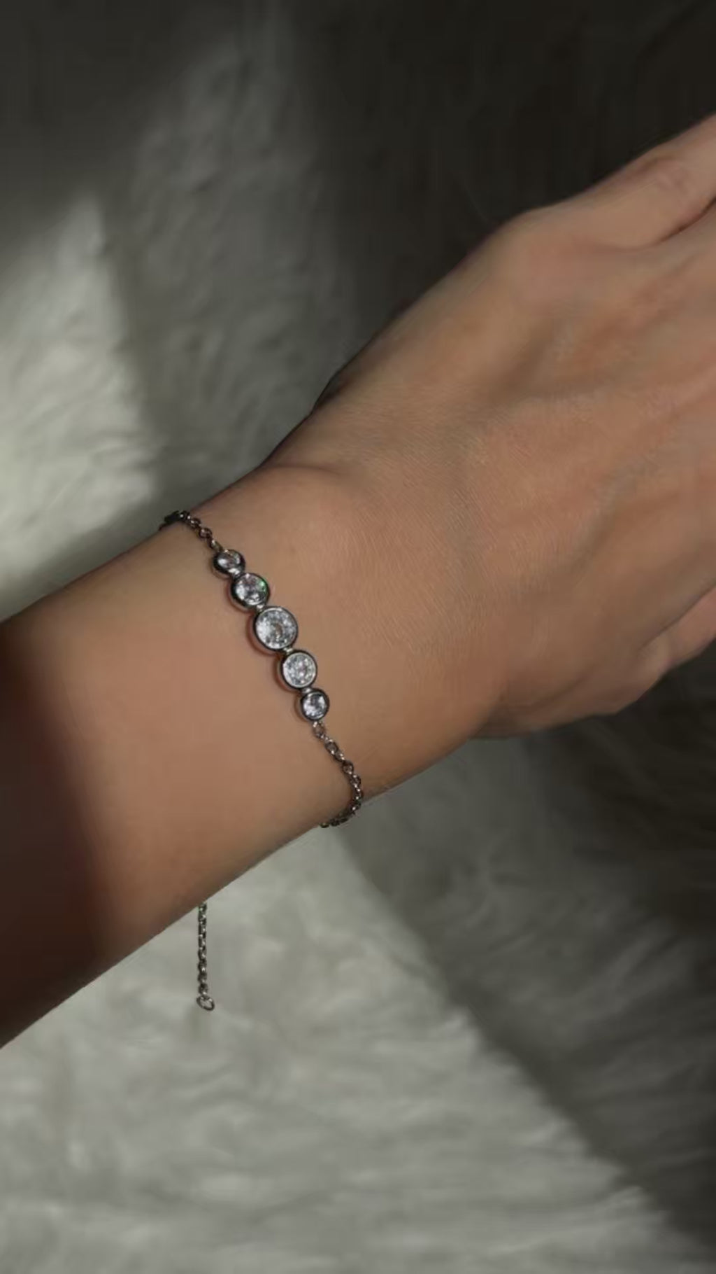 BRATARA SILVER TINY LIGHTS