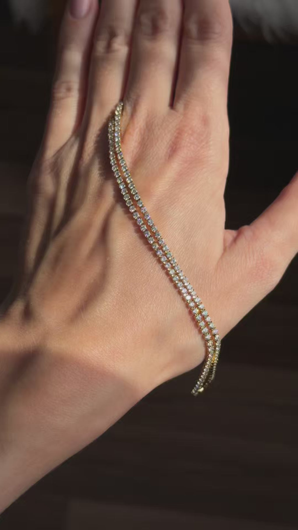 COLIER GOLD PETIT TENNIS