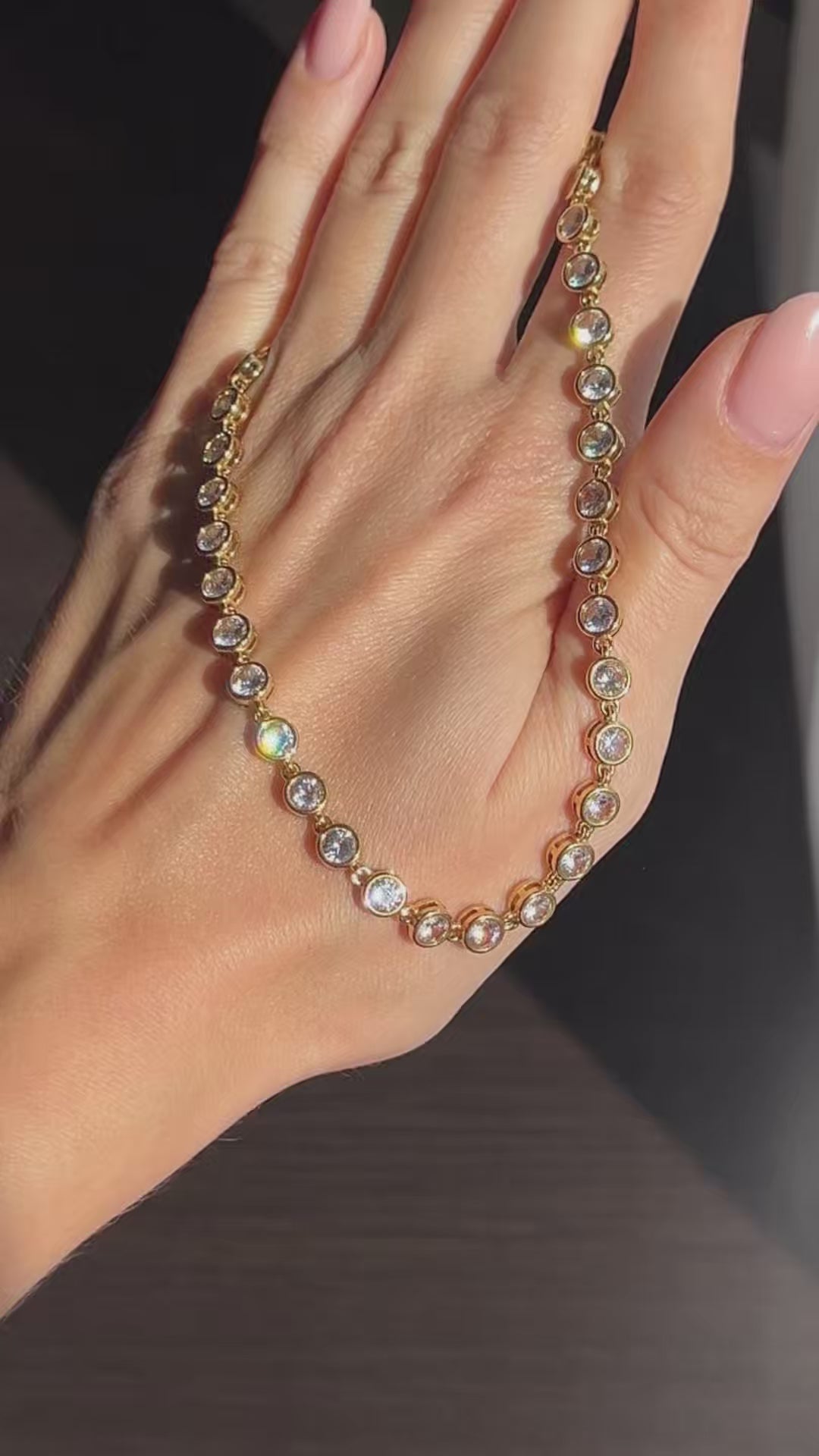 COLIER ANGEL BEZEL GOLD