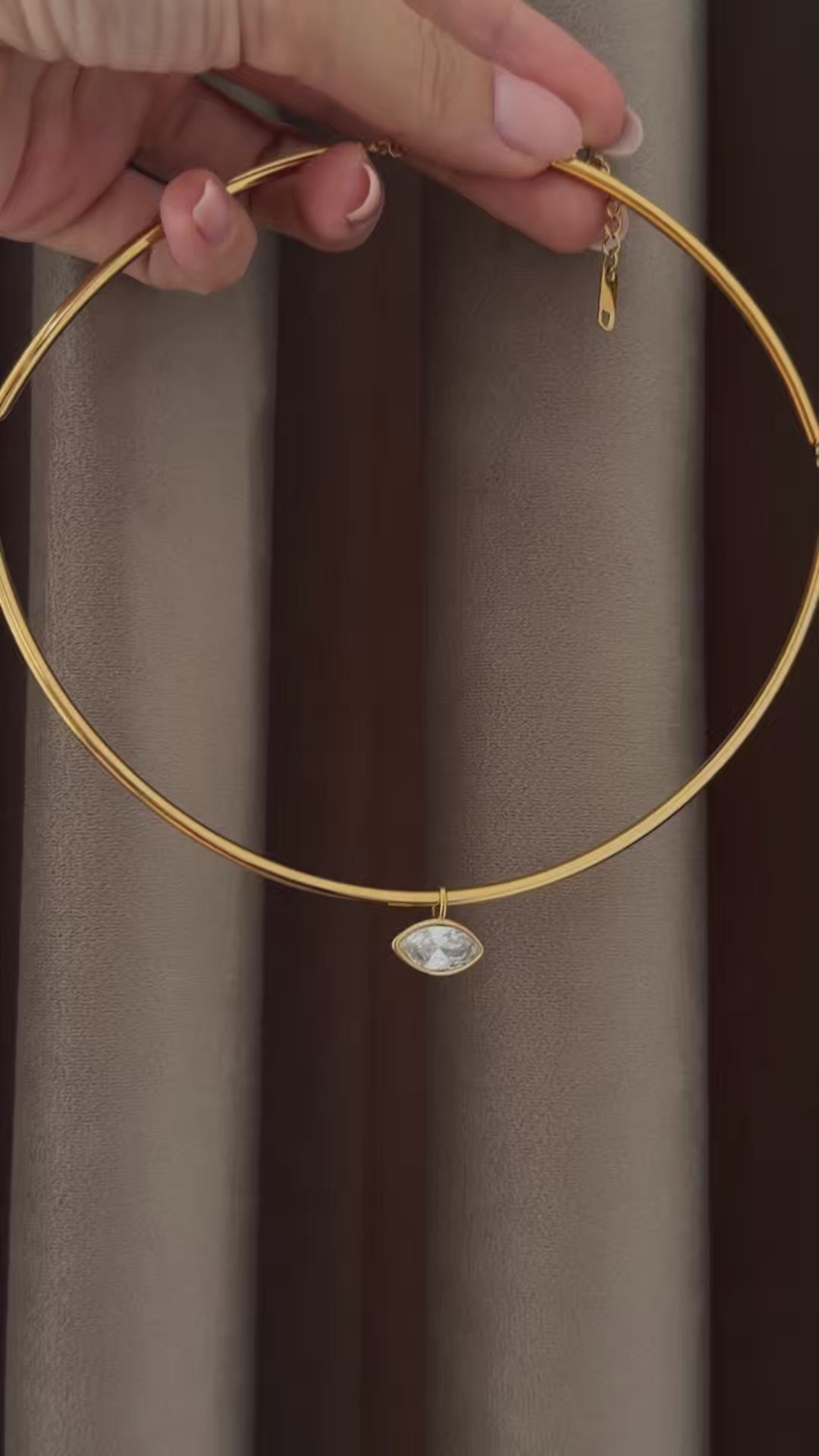 COLIER MARQUISE CHOKER
